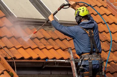 Démoussage et hydrofuge de toiture à Lichos